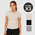 C001 Combo Camiseta Ajustada Deportiva - WHOLESALE VAB