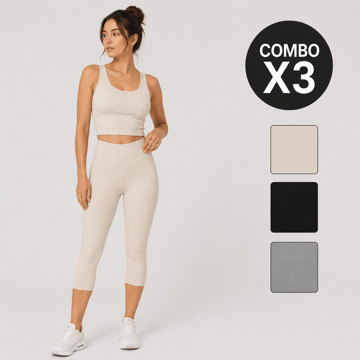 C004 Combo Legging Capri Deportivo - WHOLESALE VAB