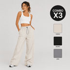 C006 Combo Jogger Wide Leg Femenino - WHOLESALE VAB