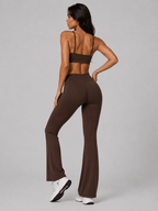 D0012 Set Deportivo Largo Chocolate - WHOLESALE VAB
