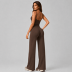 D0013 Set Deportivo Largo Chocolate - WHOLESALE VAB