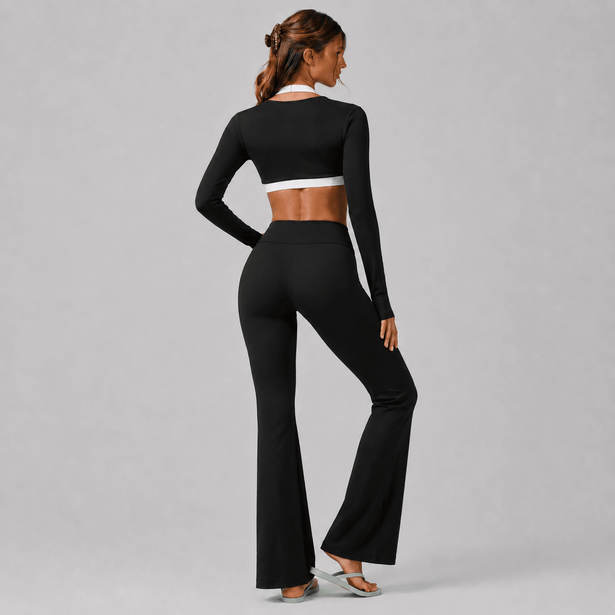 D0014 Set Trío Deportivo Negro - WHOLESALE VAB