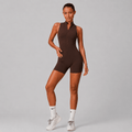 D0017 Enterizo Deportivo Chocolate - WHOLESALE VAB