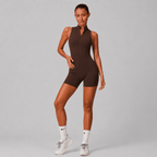 D0017 Enterizo Deportivo Chocolate - WHOLESALE VAB