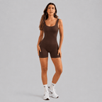 D0018 Enterizo Deportivo Chocolate - WHOLESALE VAB