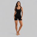 D0018 Enterizo Deportivo Negro - WHOLESALE VAB