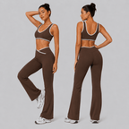 D0020 Set Deportivo Flare Chocolate - WHOLESALE VAB