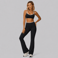 D009 Set Deportivo Flare Negro - WHOLESALE VAB