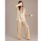 P005 · Pijama Satín Lycrado Elegante | 100% Poliéster - WHOLESALE VAB