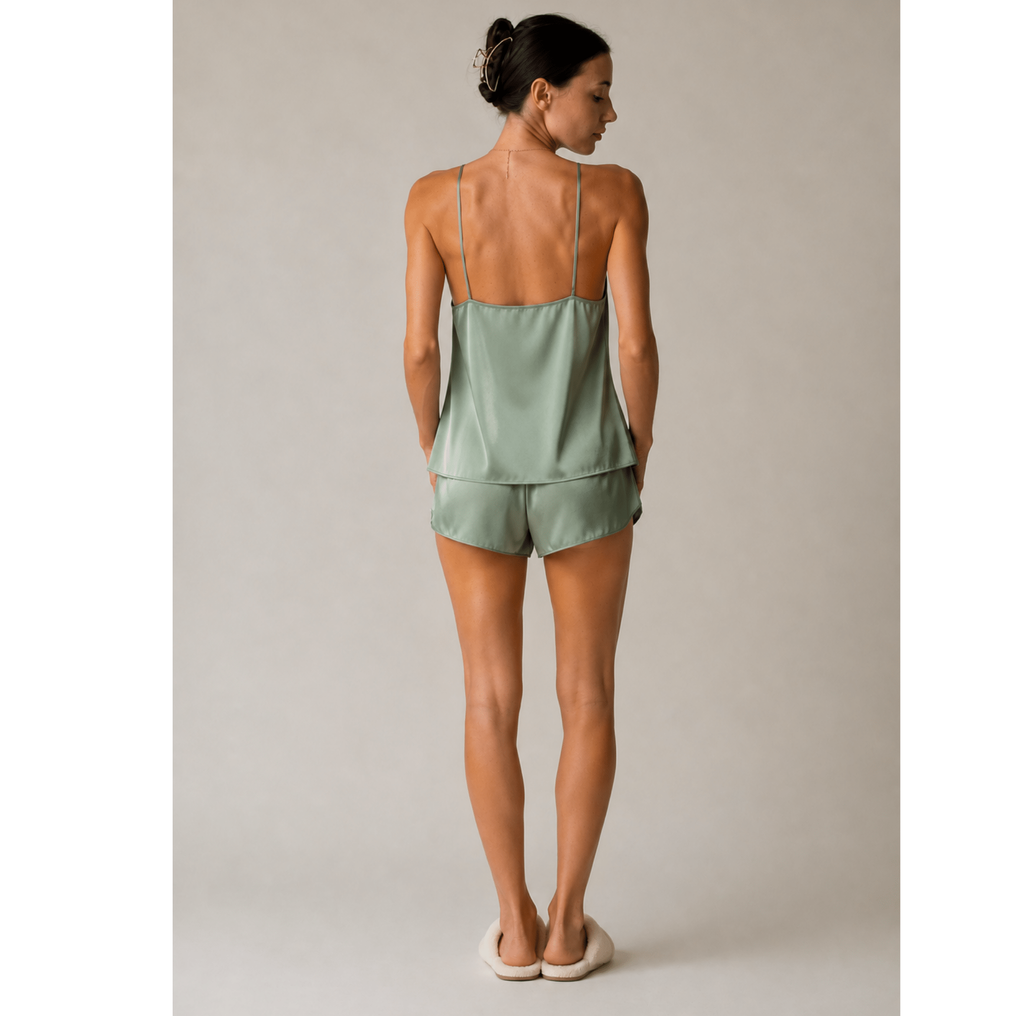 P007 · Pijama Satín Ligera Delicada | Femenina - WHOLESALE VAB