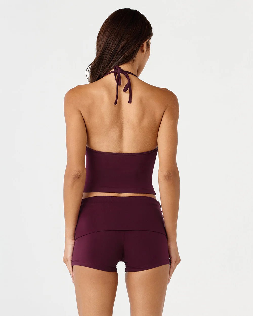 Y0010 Set Deportivo Top Halter y Short - WHOLESALE VAB